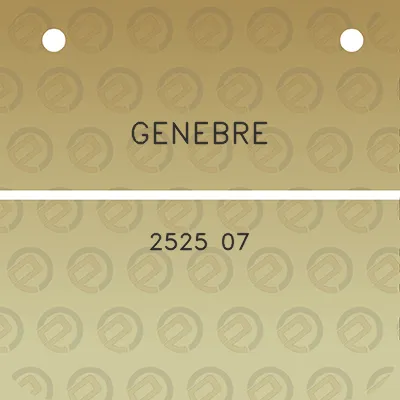 genebre-2525-07