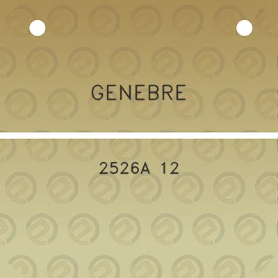 genebre-2526a-12