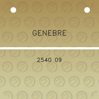 genebre-2540-09