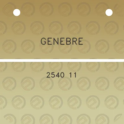 genebre-2540-11