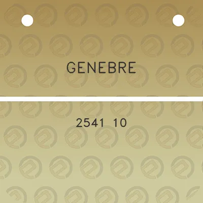 genebre-2541-10