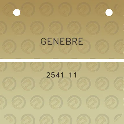 genebre-2541-11