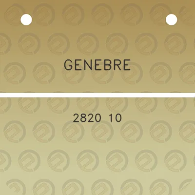 genebre-2820-10