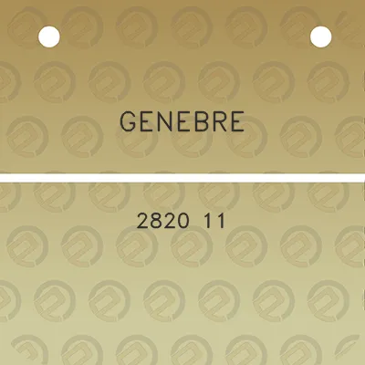 genebre-2820-11