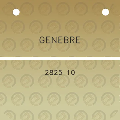 genebre-2825-10