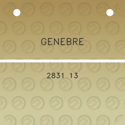 genebre-2831-13