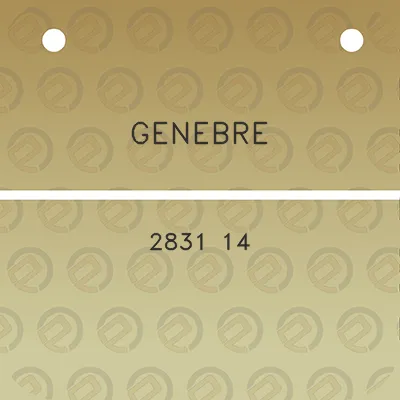 genebre-2831-14