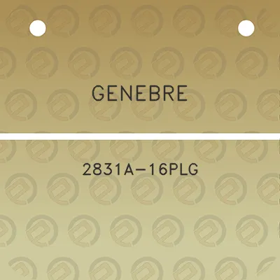 genebre-2831a-16plg