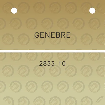 genebre-2833-10