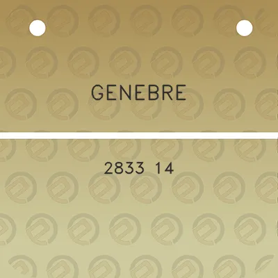 genebre-2833-14