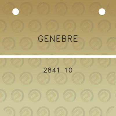 genebre-2841-10