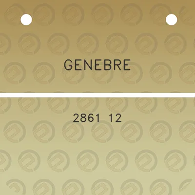 genebre-2861-12