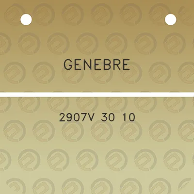 genebre-2907v-30-10