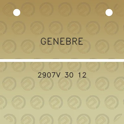 genebre-2907v-30-12