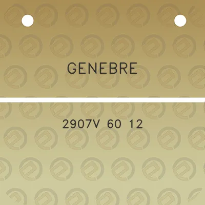 genebre-2907v-60-12