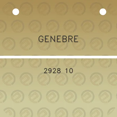 genebre-2928-10