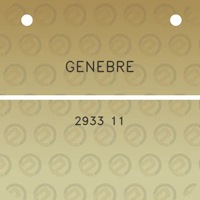 genebre-2933-11