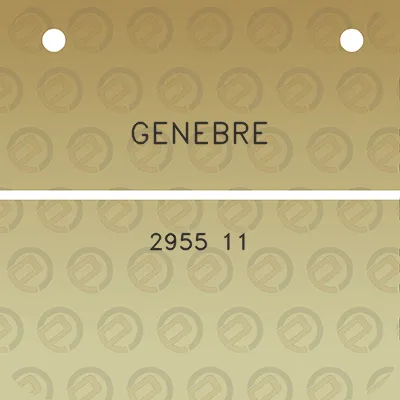 genebre-2955-11