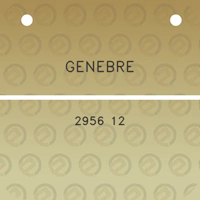 genebre-2956-12