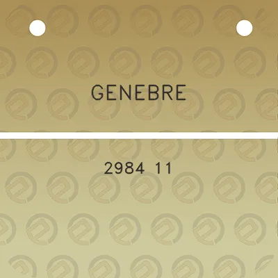 genebre-2984-11