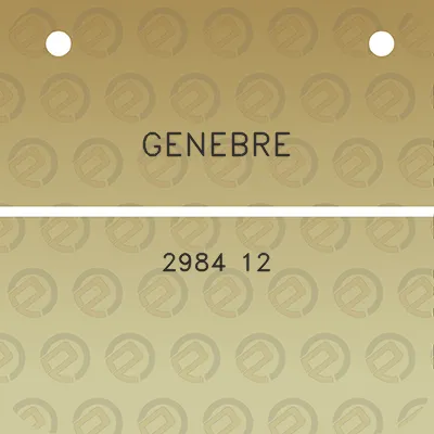 genebre-2984-12