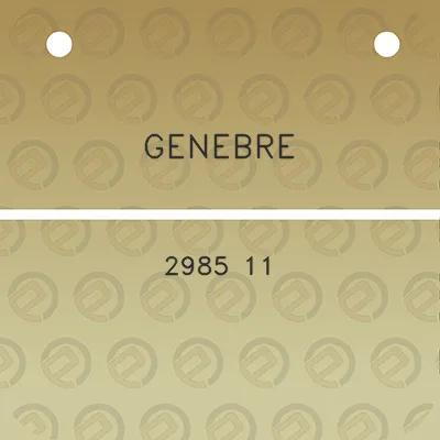 genebre-2985-11