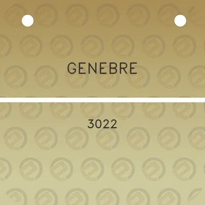 genebre-3022