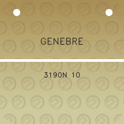 genebre-3190n-10