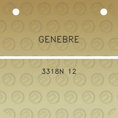 genebre-3318n-12