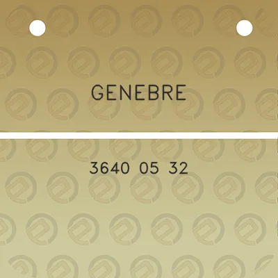 genebre-3640-05-32