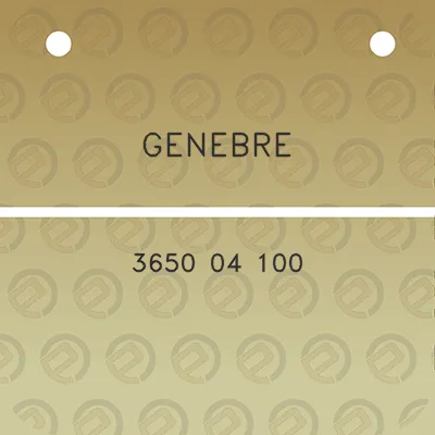 genebre-3650-04-100