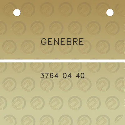 genebre-3764-04-40