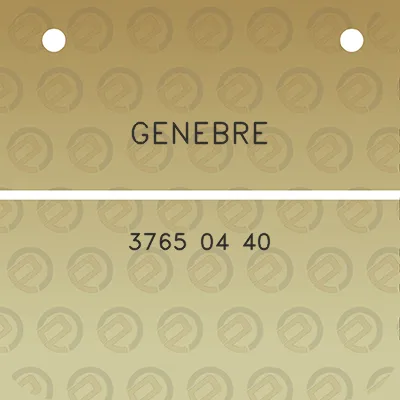 genebre-3765-04-40