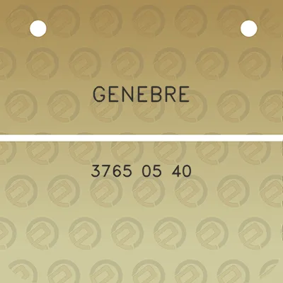 genebre-3765-05-40