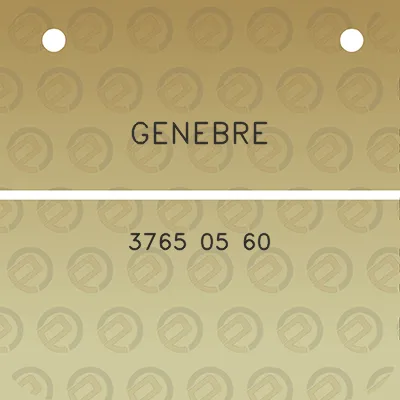 genebre-3765-05-60