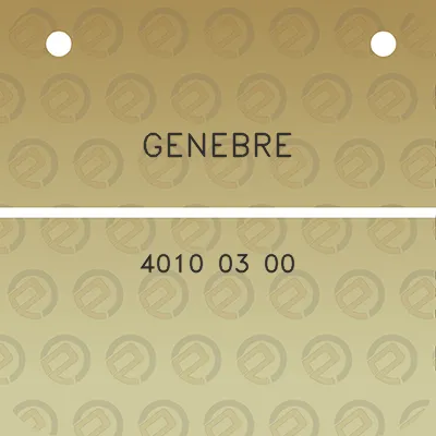 genebre-4010-03-00