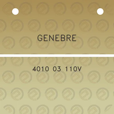 genebre-4010-03-110v