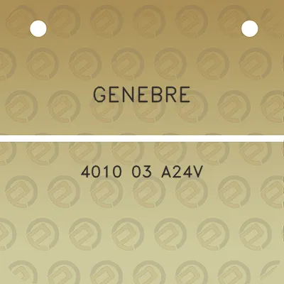 genebre-4010-03-a24v