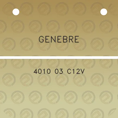 genebre-4010-03-c12v