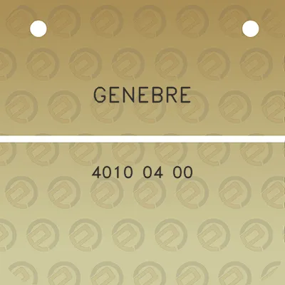 genebre-4010-04-00