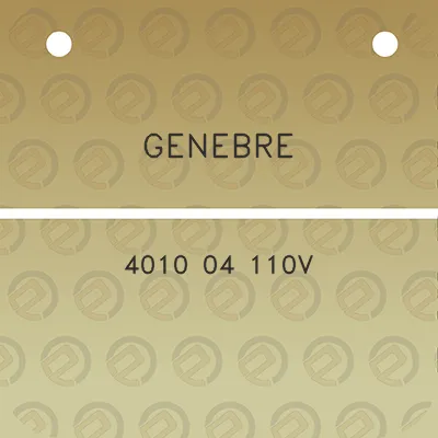 genebre-4010-04-110v