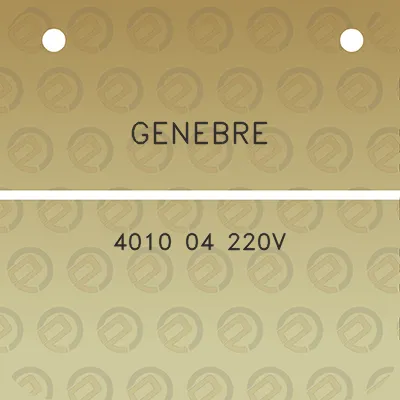 genebre-4010-04-220v