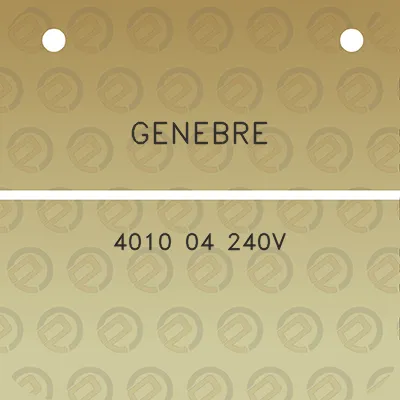 genebre-4010-04-240v