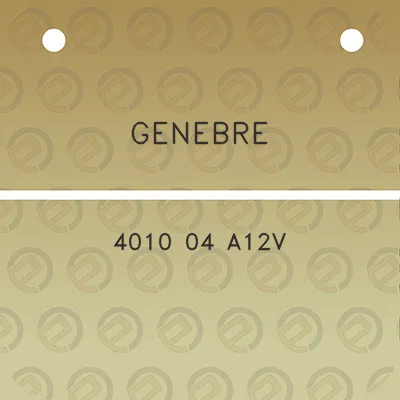 genebre-4010-04-a12v