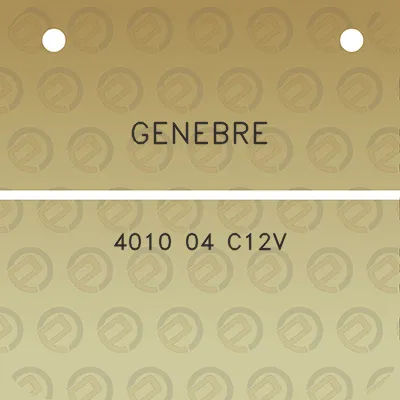 genebre-4010-04-c12v