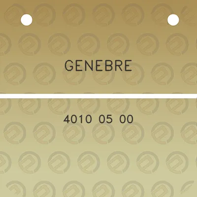 genebre-4010-05-00