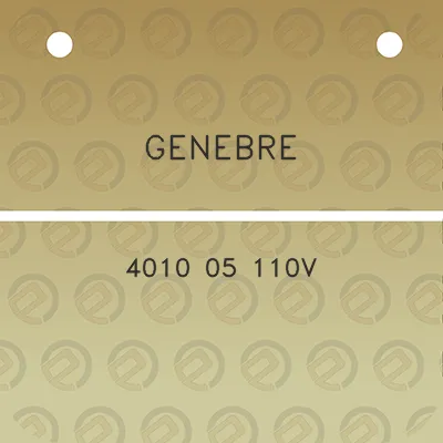 genebre-4010-05-110v