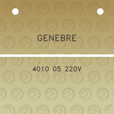 genebre-4010-05-220v