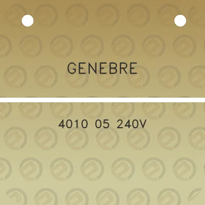 genebre-4010-05-240v