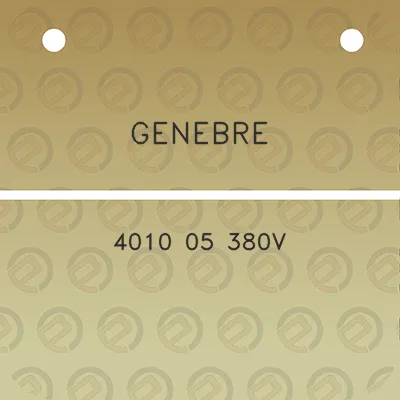 genebre-4010-05-380v